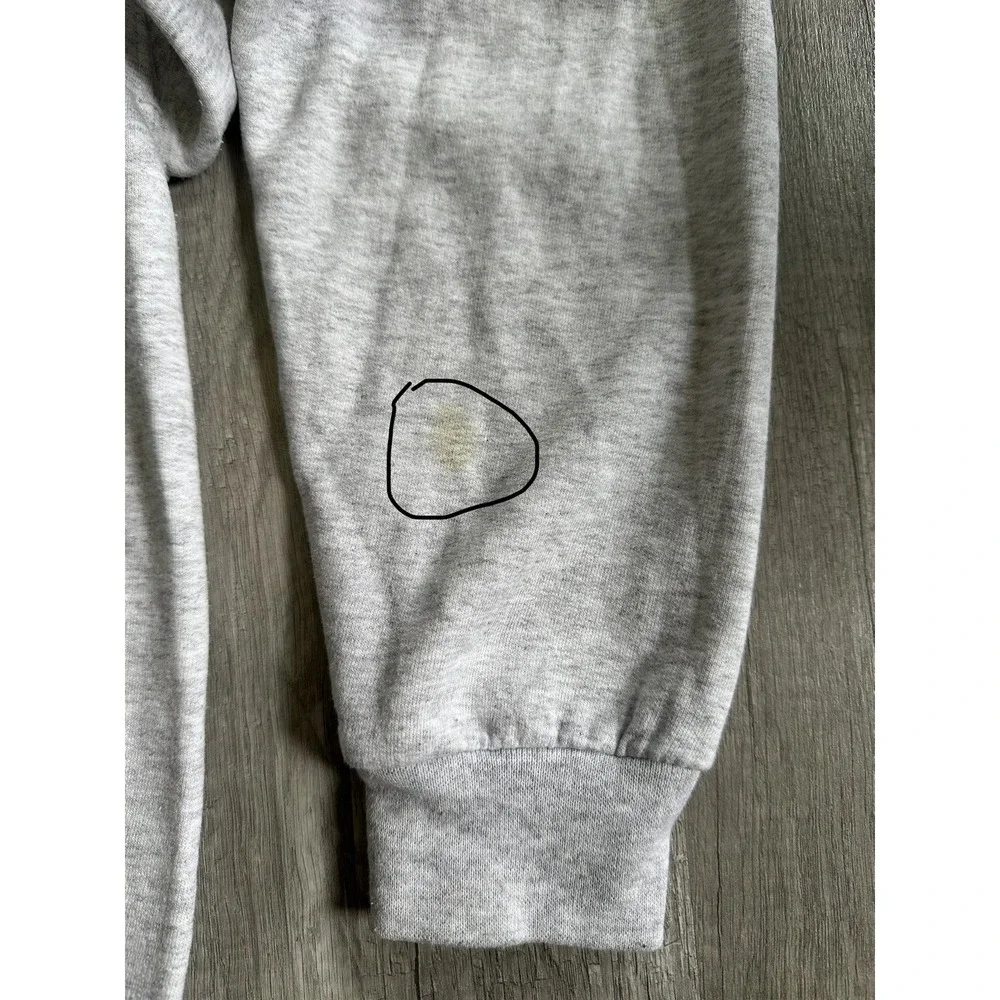 Jerzees Minnesota Vikings Crewneck Sweatshirt Size Large Gray Unisex